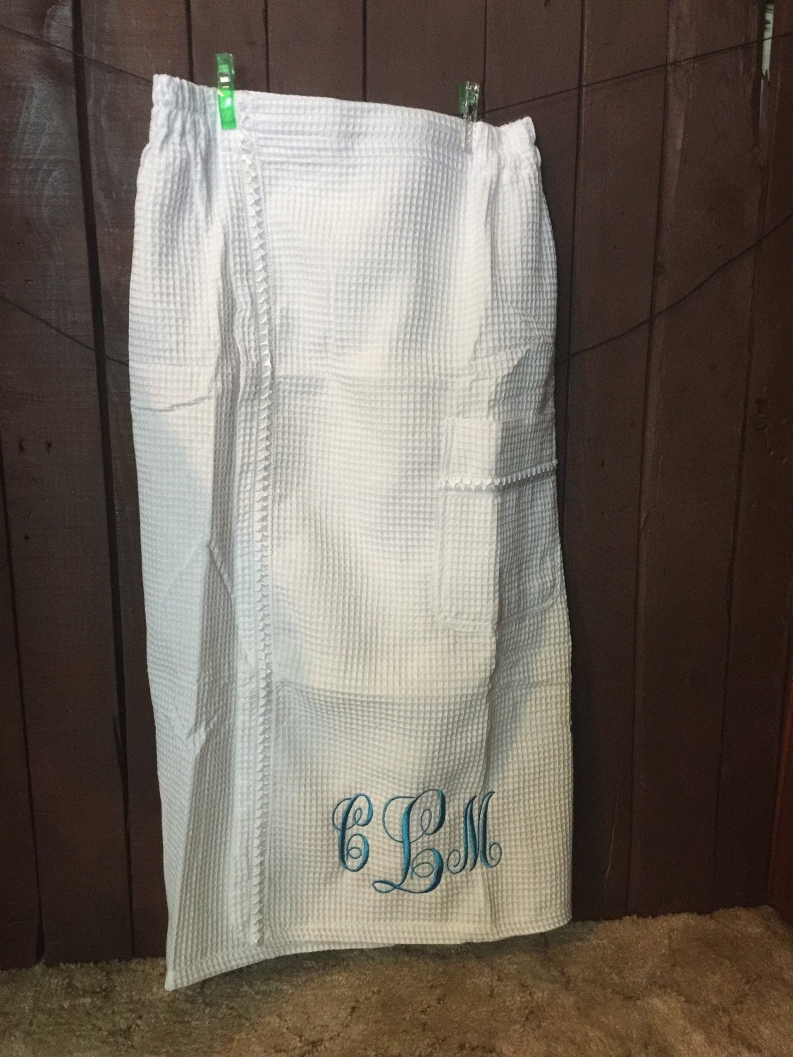Monogrammed Bath Wrap