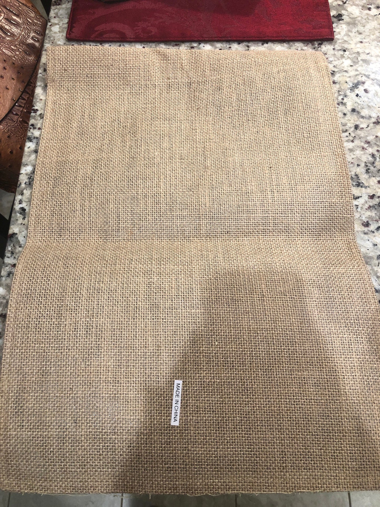 Burlap Garden Flag