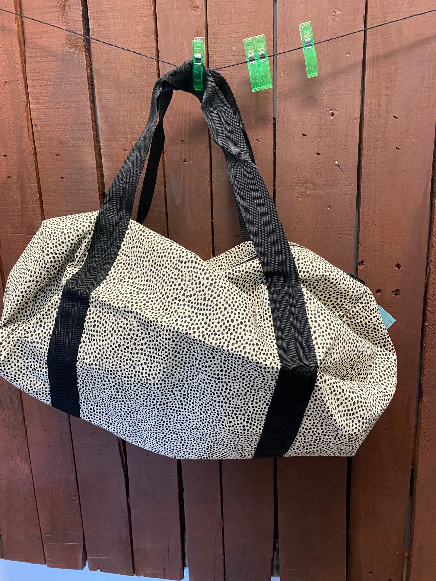 Seersucker Duffel Bag