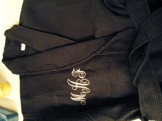Monogrammed Waffle Robes