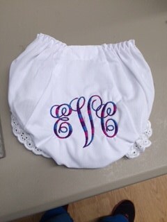 Monogrammed Diaper Covers