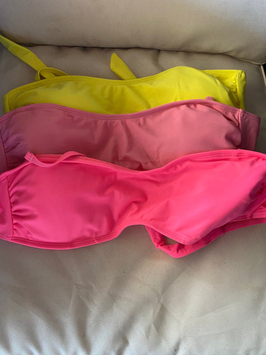 Women’s Bandeau Swimsuit Top Size L