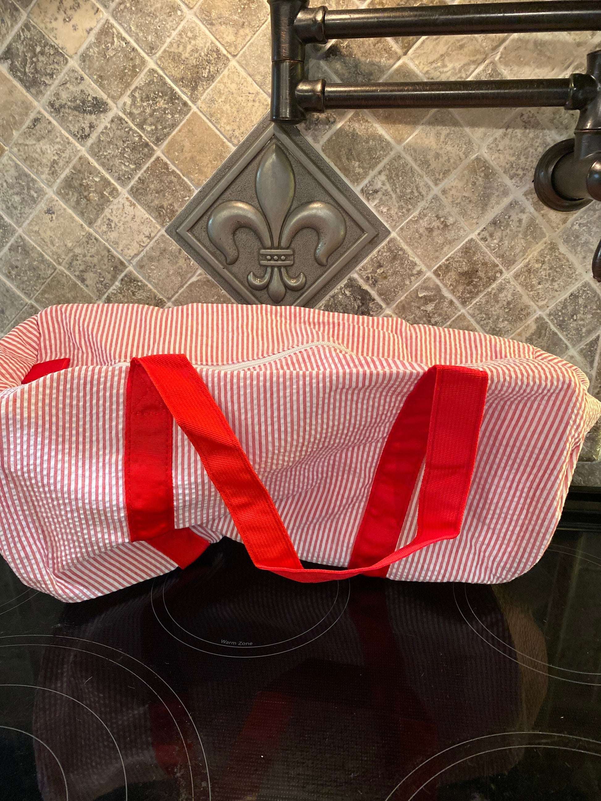Seersucker Duffel Bag