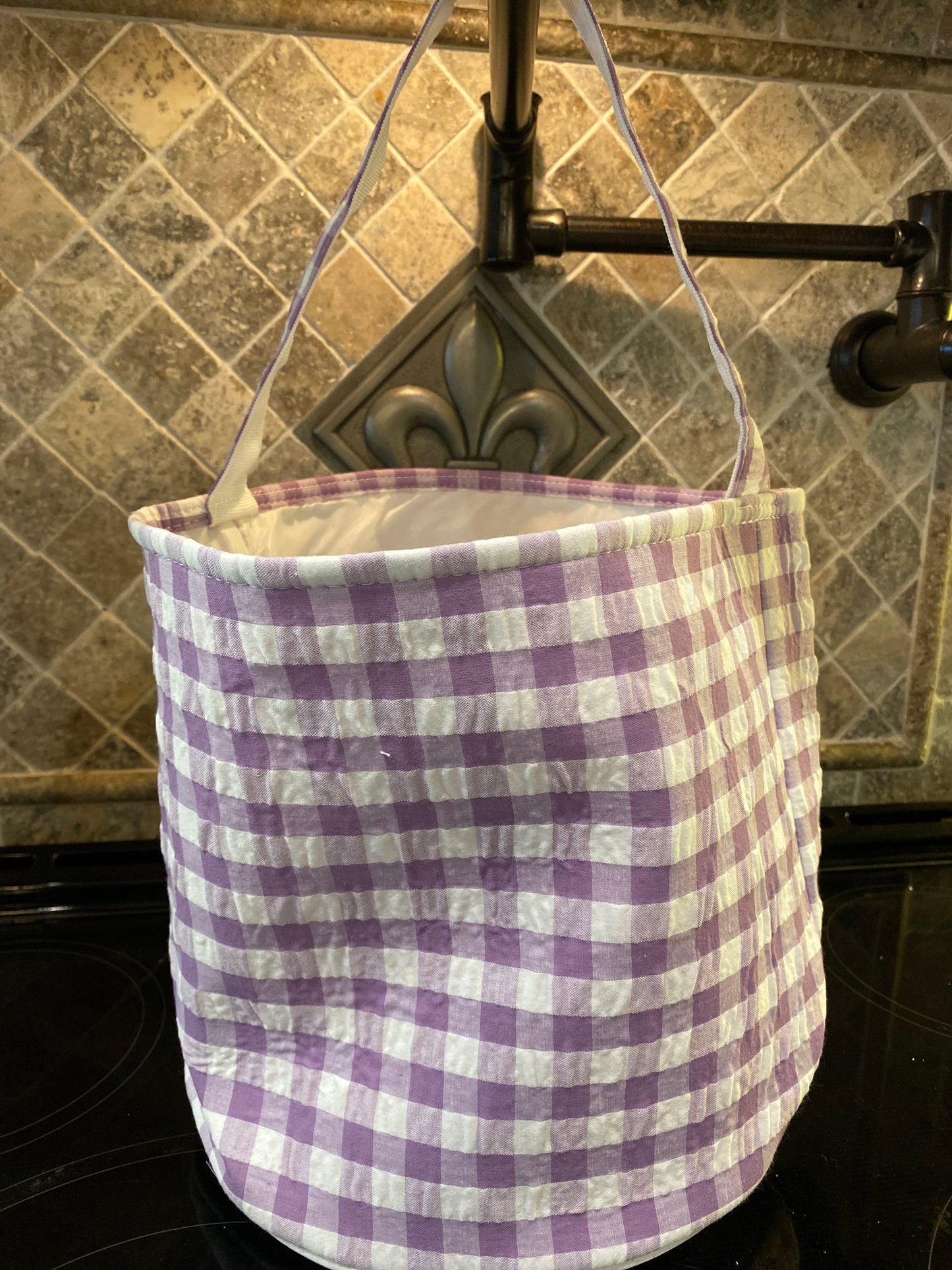 Seersucker Easter Buckets - personalized