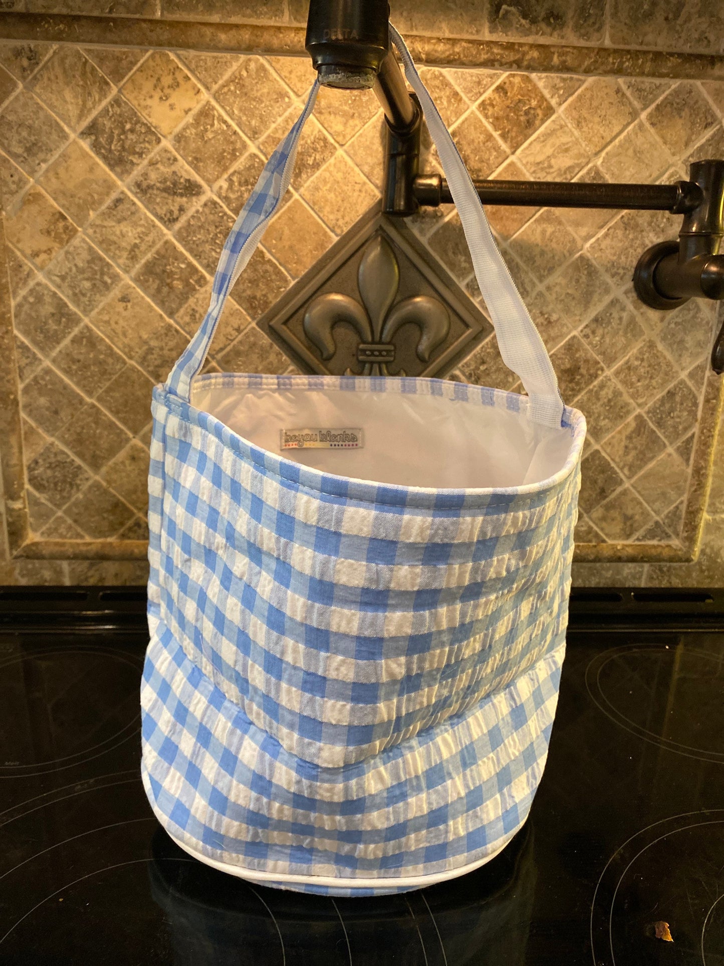 Seersucker Easter Buckets - personalized